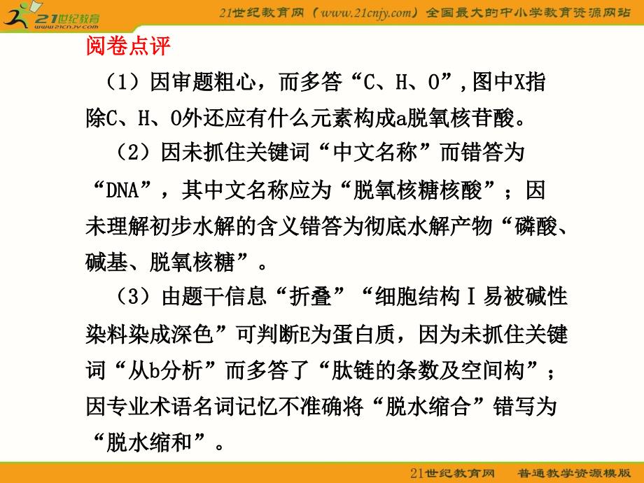 生物规范答题：有关分子组成和鉴定的应用案例_第5页