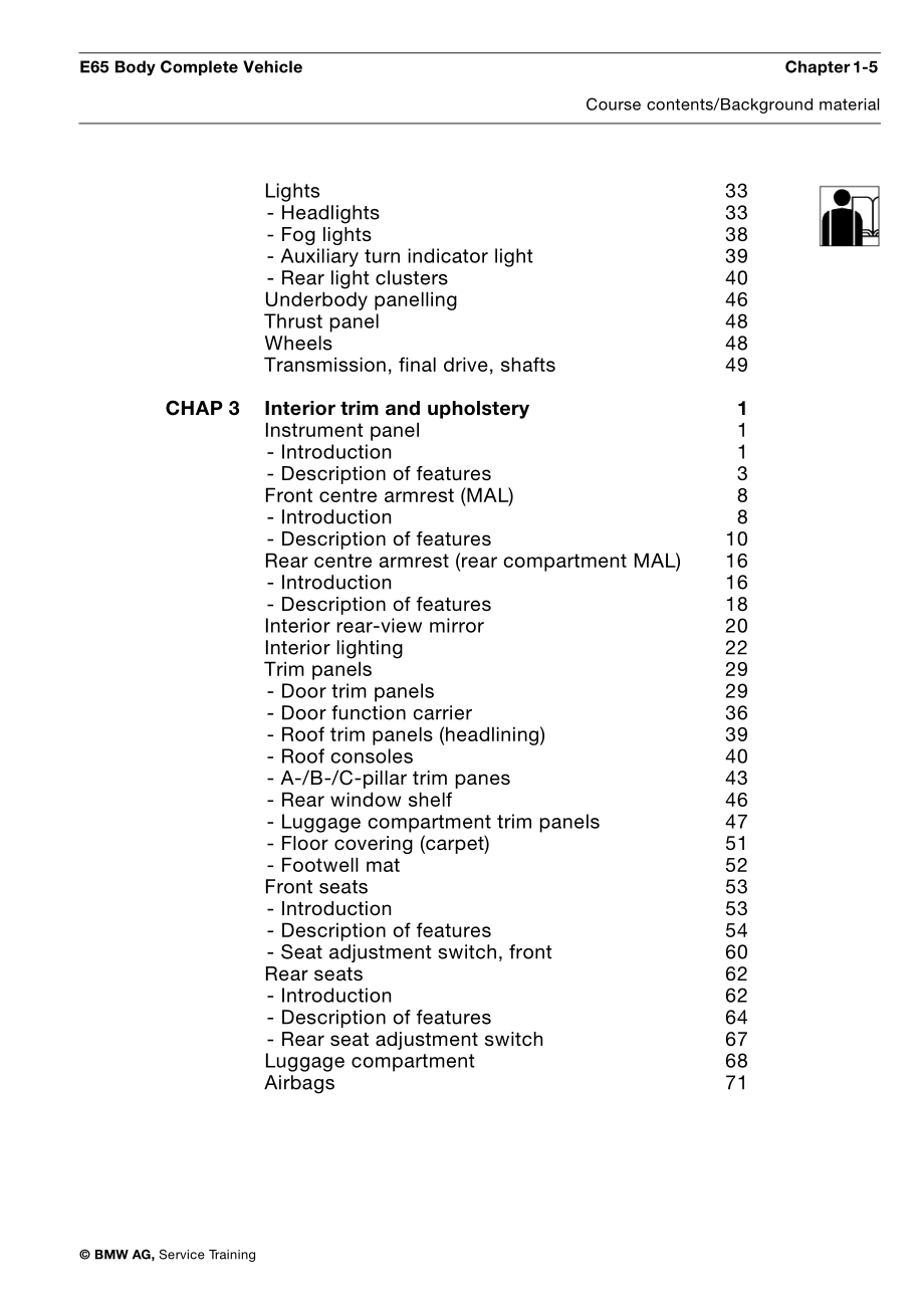 宝马E65整车车身技术培训英文手册_第3页