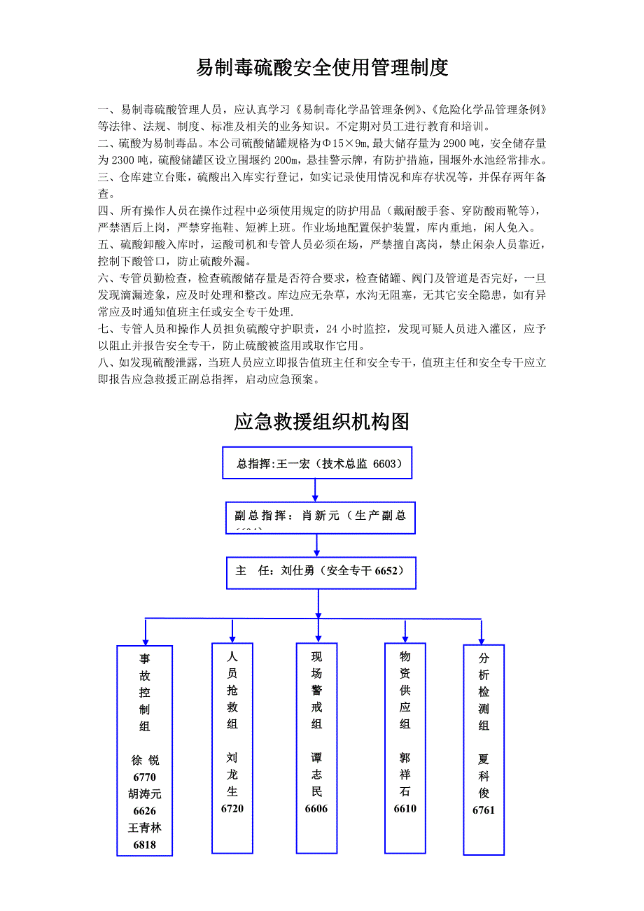 易制毒硫酸安全使用管理制度_第1页