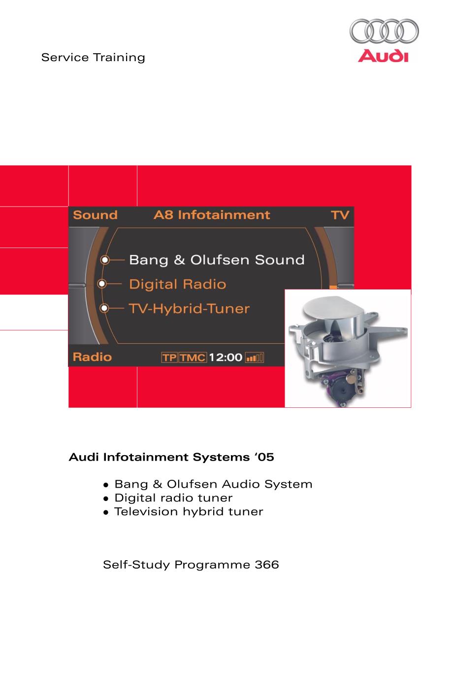 奥迪Q7音响系统维修手册（英文）_第1页
