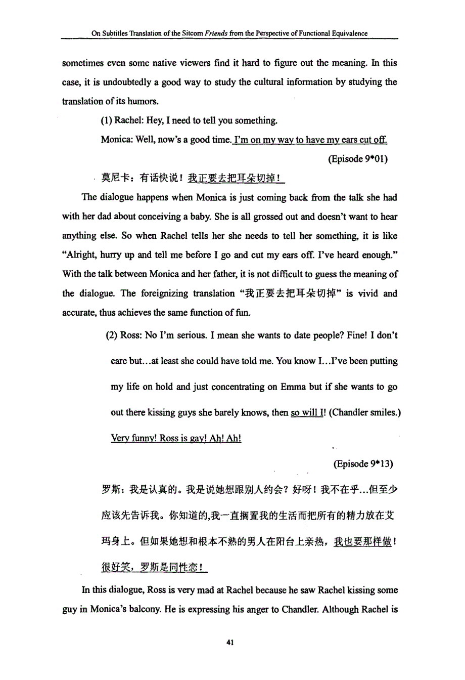 从功能对等看情景喜剧《老友记》的字幕翻译1 (30)_第2页