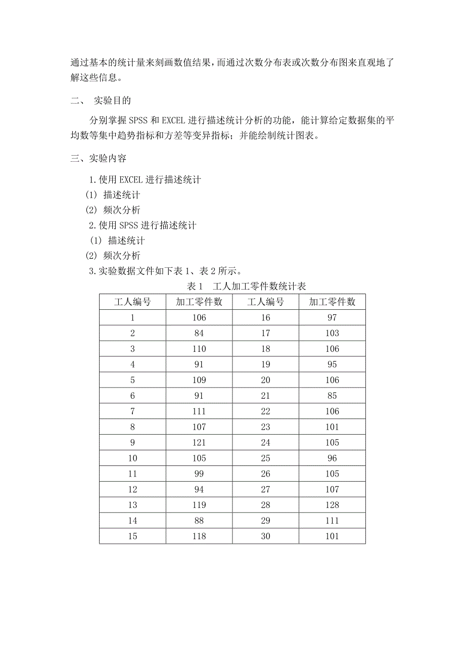 统计与统计分析实验指导书_第2页