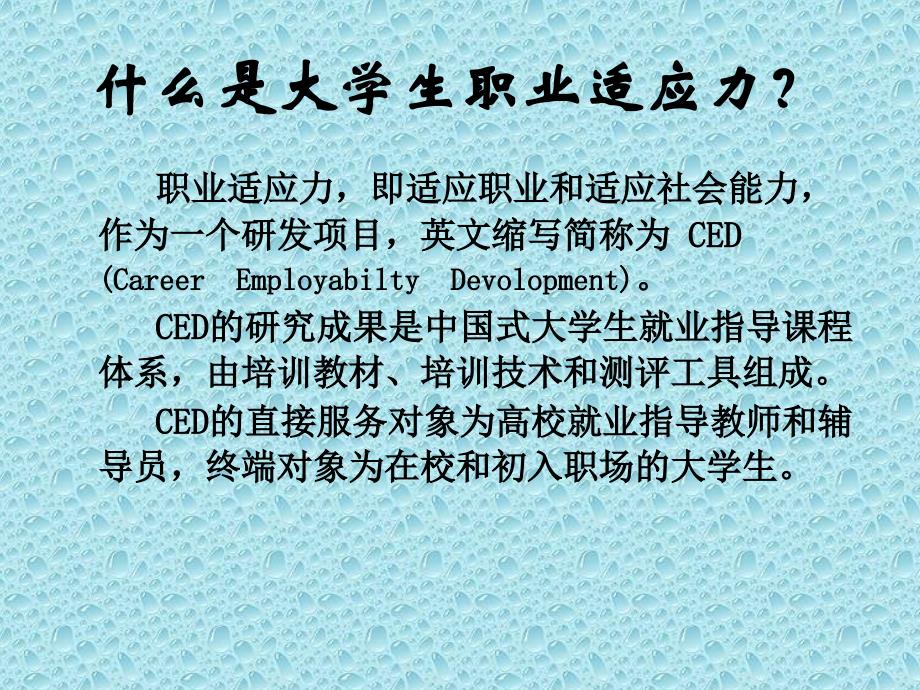 探索中国特色大学生就业指导模式(河南)ppt_第4页