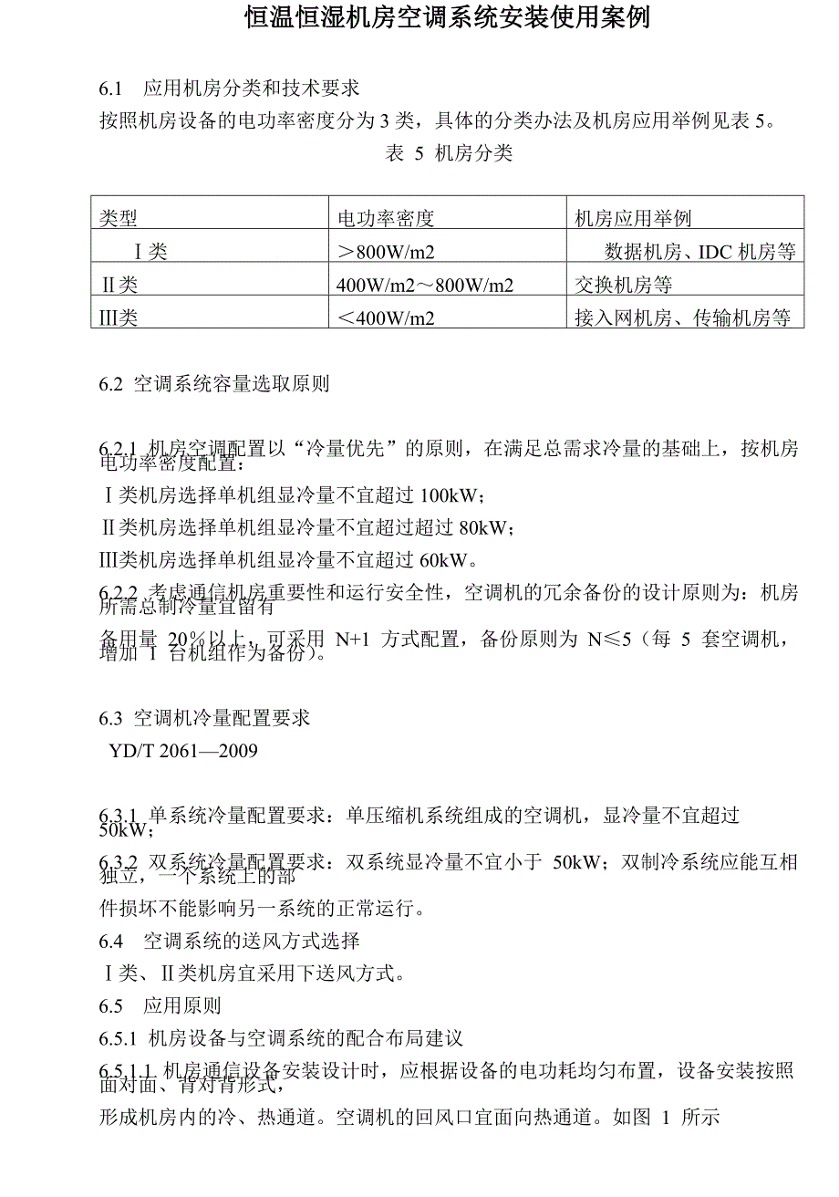 恒温恒湿机房空调系统安装使用案例_第1页