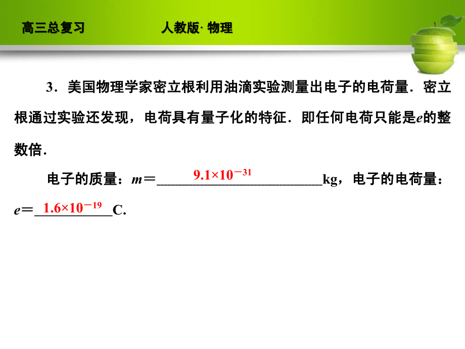 新课标2012届高考物理总复习配套课件16-2课时2 原子结构_第4页