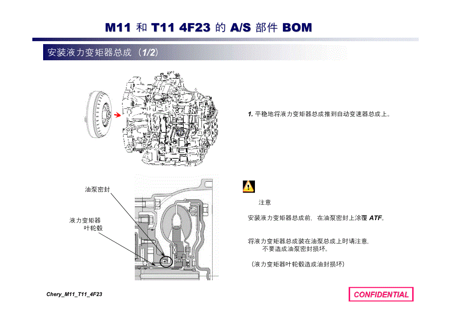 奇瑞自动变速器（4F23）配件BOM_第3页
