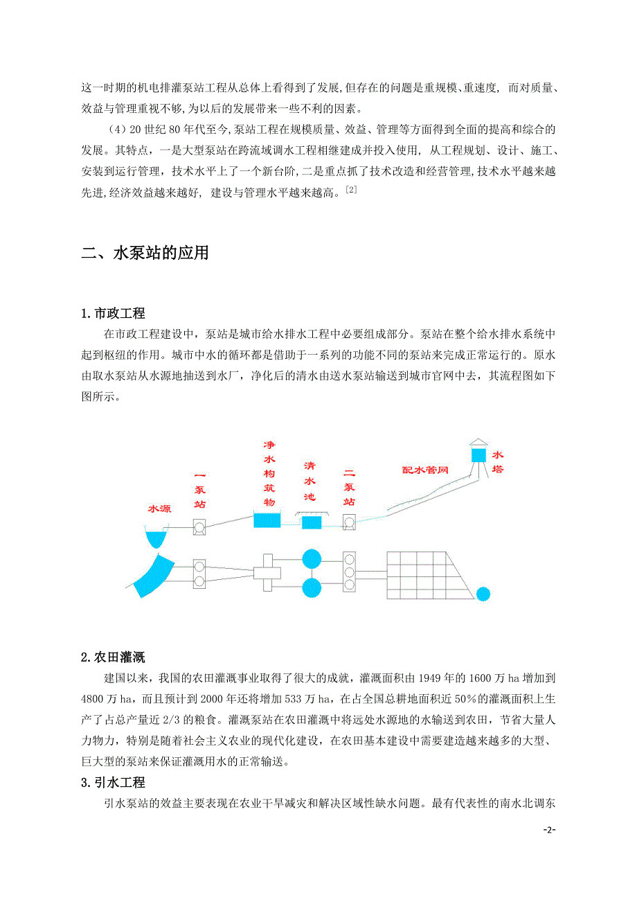 水泵站在给水排水工程中的应用_第2页