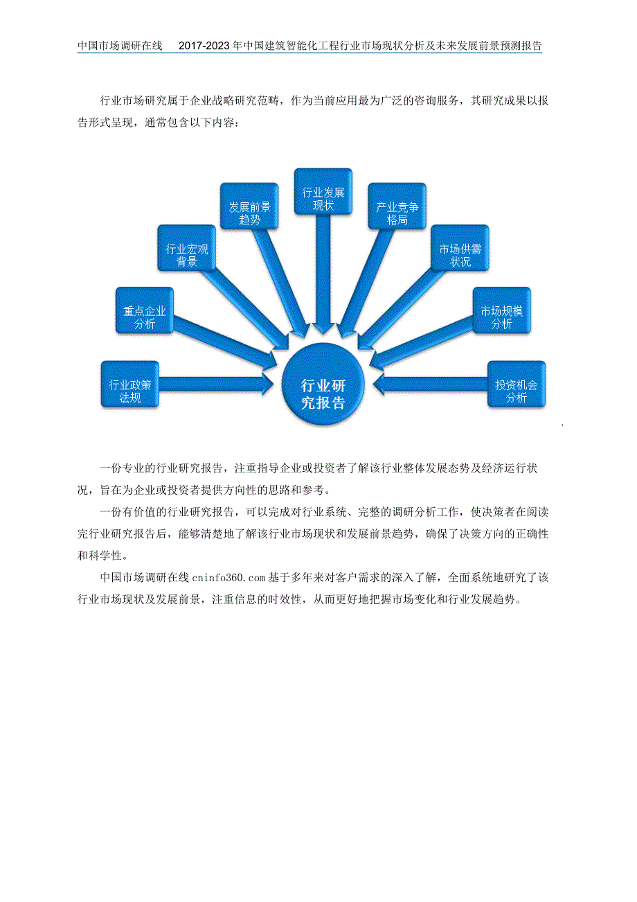 2018年中国建筑智能化工程行业市场分析及未来报告目录_第2页