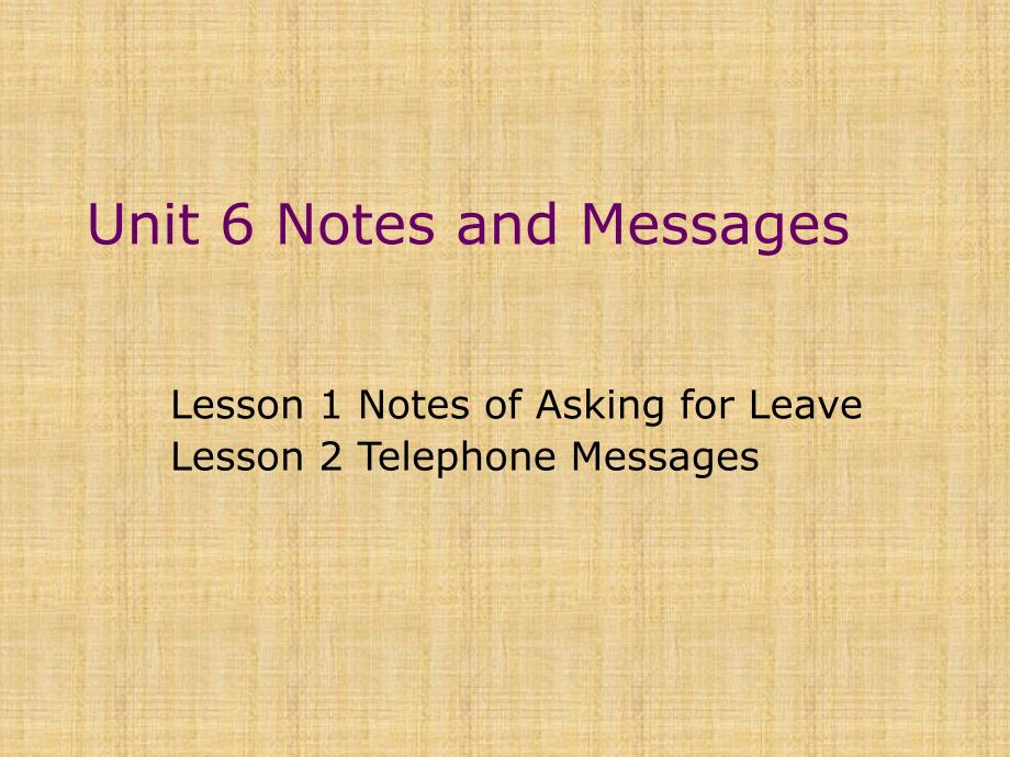 高三英语复习写作指导课件 Lesson 2 Telephone Messages_第1页