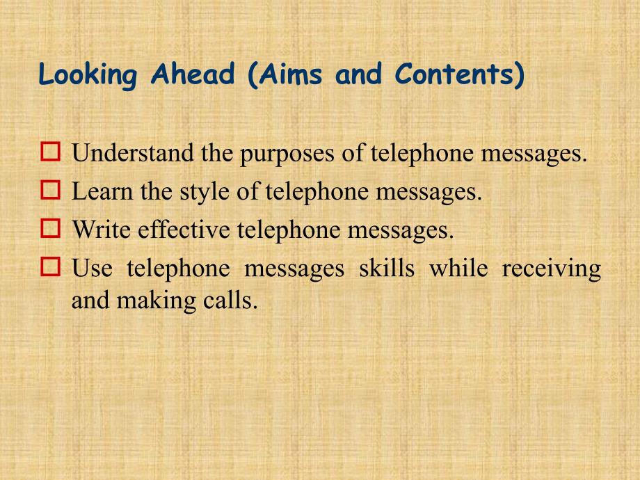 高三英语复习写作指导课件 Lesson 2 Telephone Messages_第4页