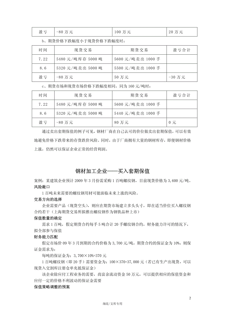 套期保值策略与操作案例77815_第2页