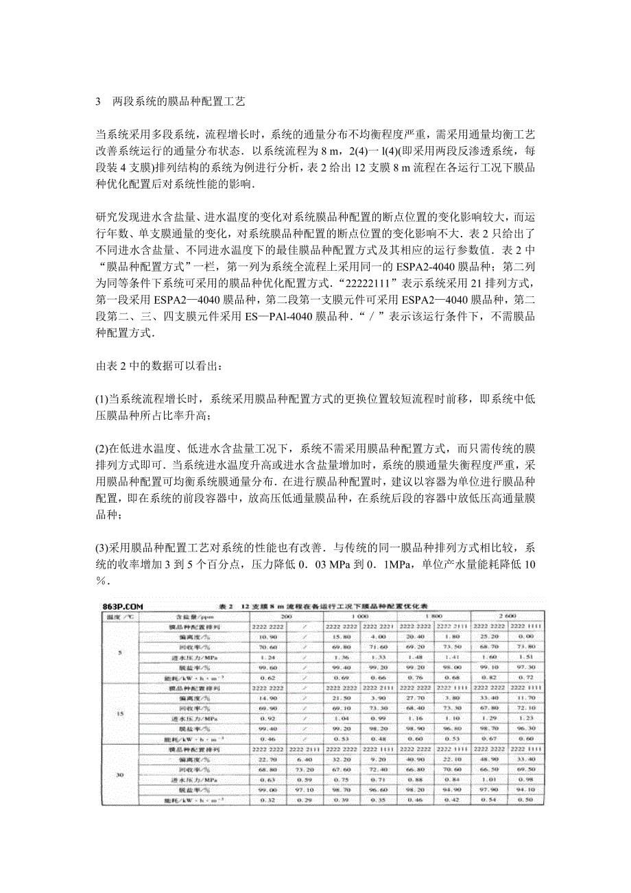 反渗透系统均衡通量工艺_第5页