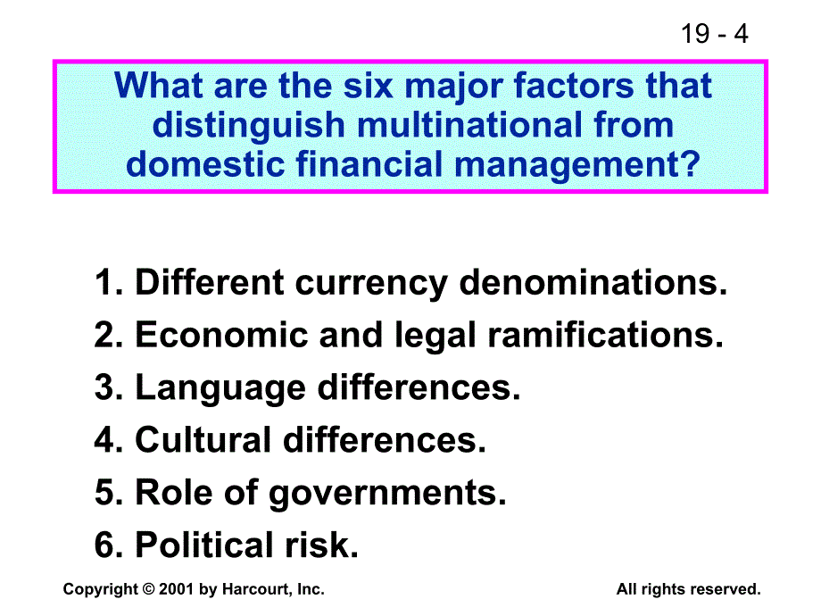 fundamentals of financial management-chapter 19 multinational financial management_第4页