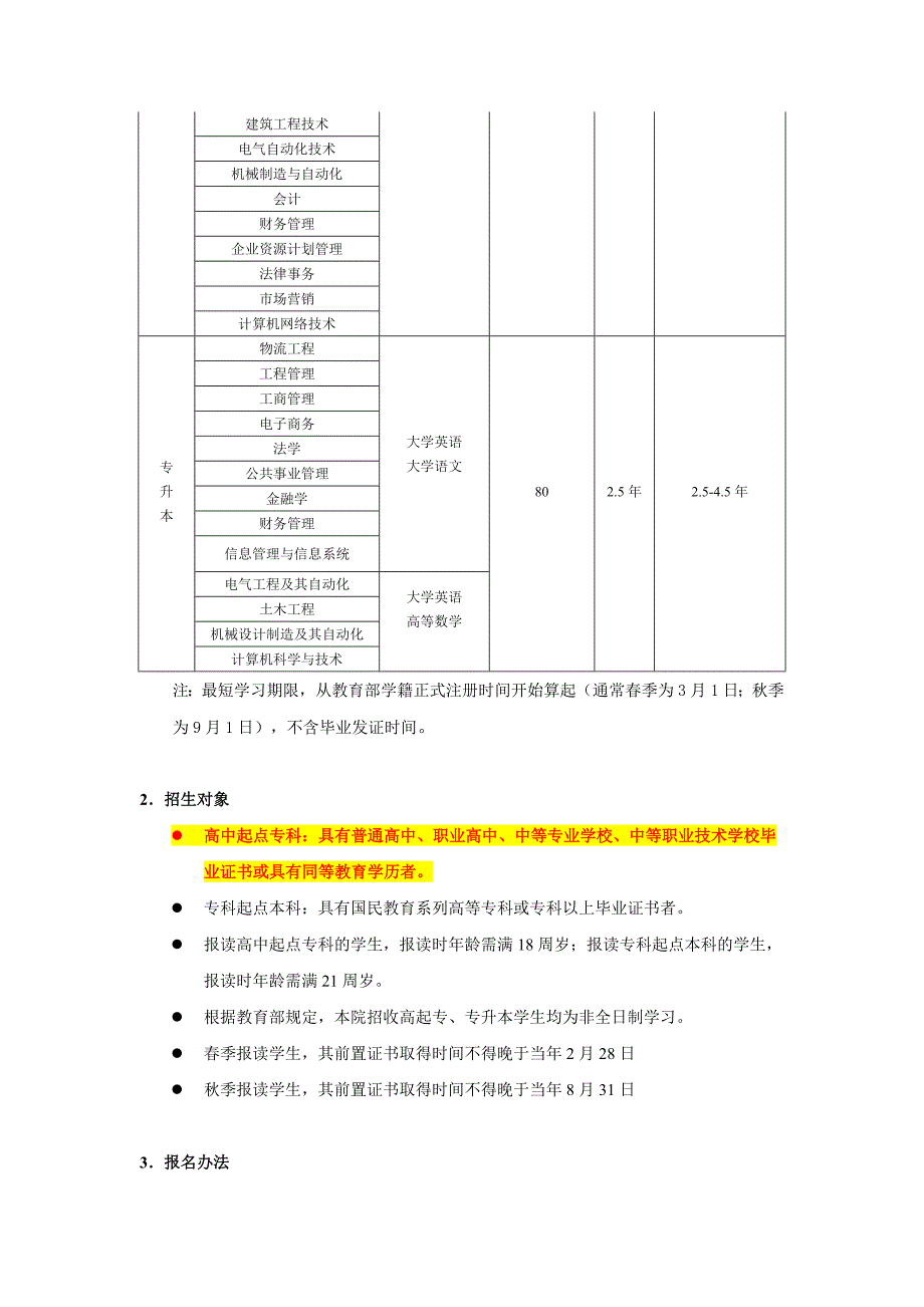 2015年网络学历  教育招生简章(天.大) - 修改版_第2页