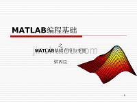 MATLAB编程基础第1讲--基础介绍与变量