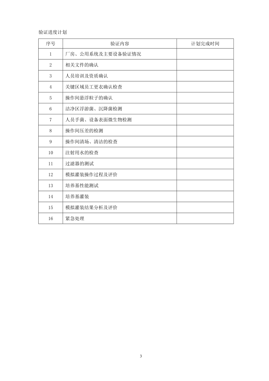 培养基模拟灌装验证方案(参考)_第3页