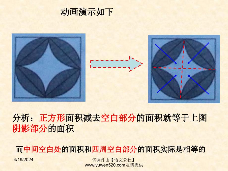 新人教版数学六年级上册：稍复杂的阴影面积解法指导课件_第3页