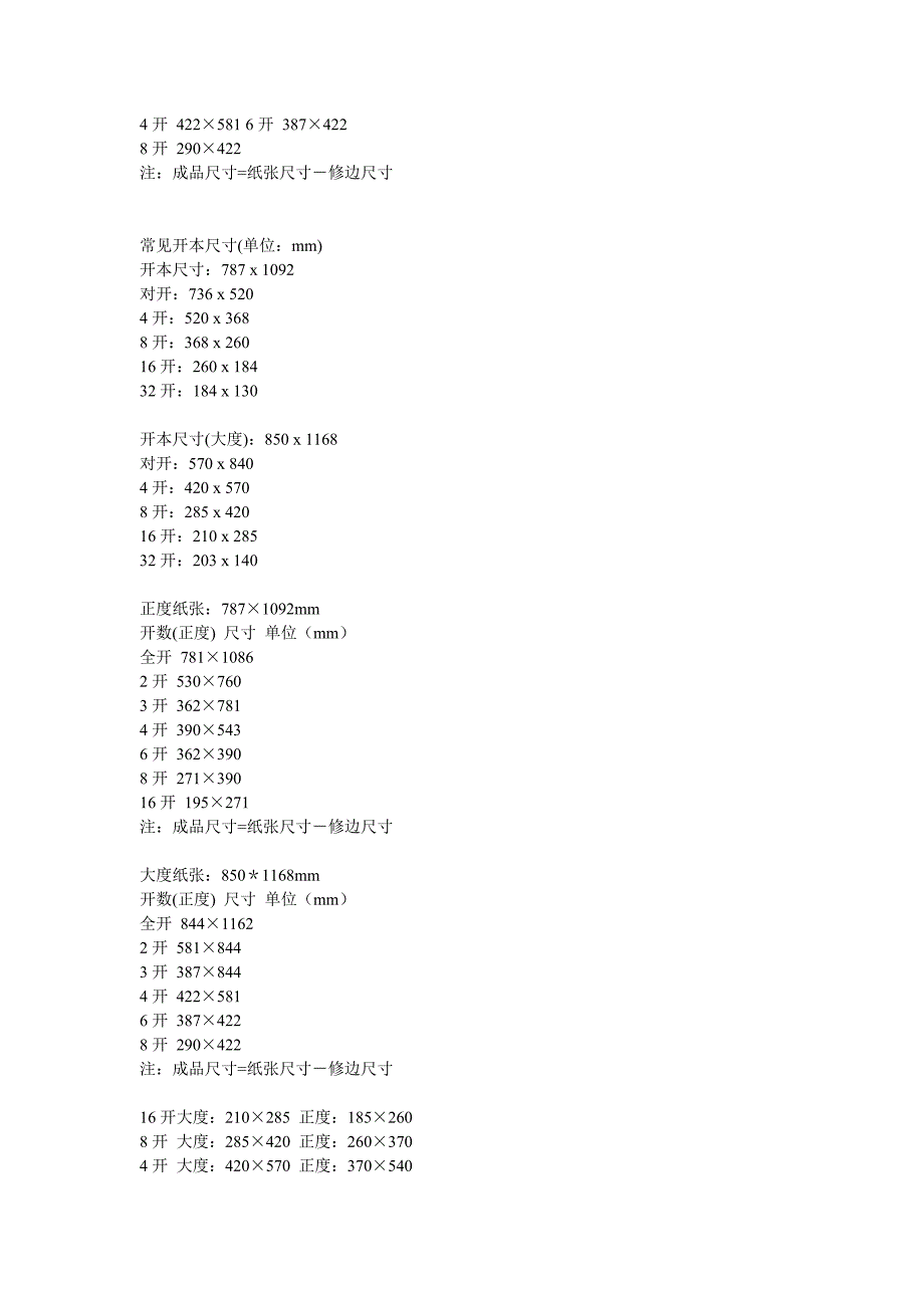 平面设计常用尺寸,纸张材质和印刷工艺_第3页