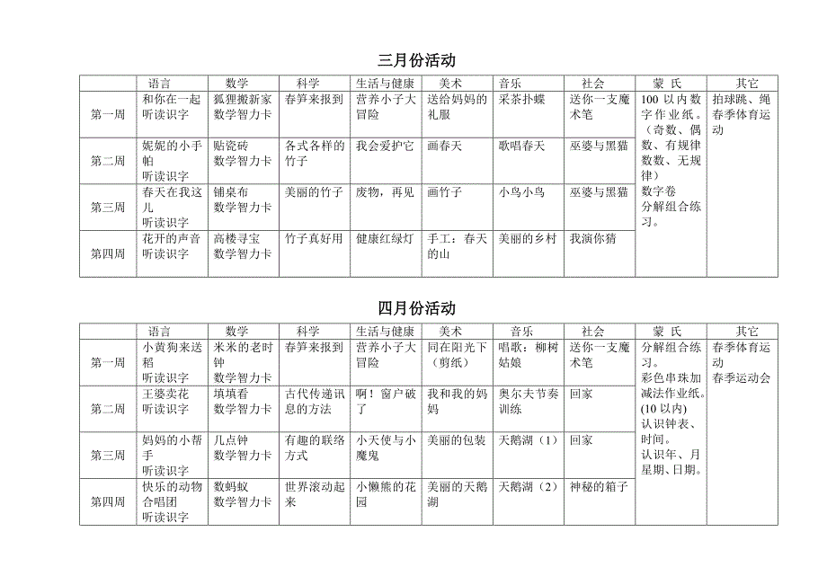 幼儿园大班上学期周计划_第1页