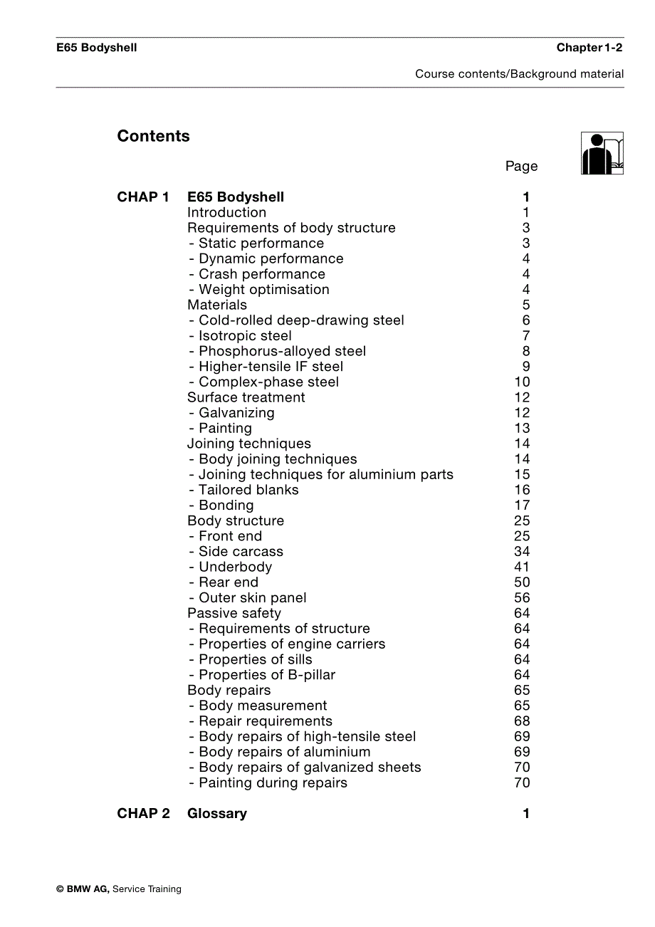 宝马E65车身结构技术培训手册_第2页