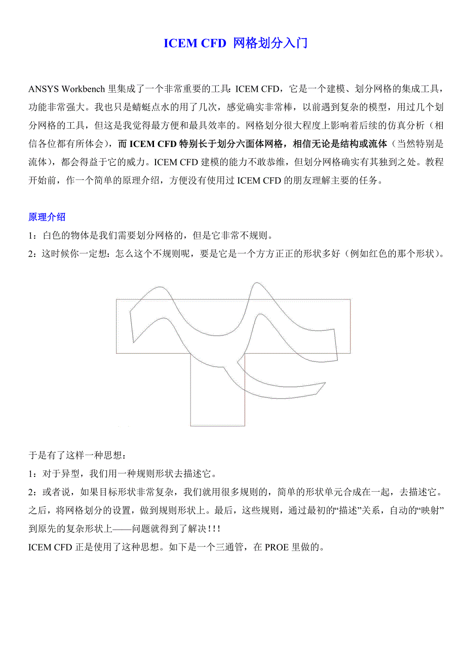 ICEM CFD 网格划分入门_第1页