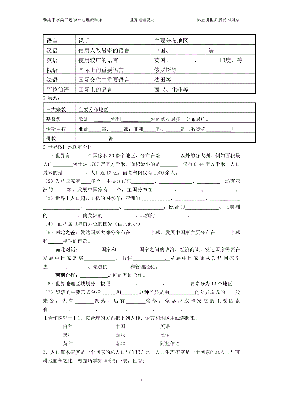 世界居民和国家 - 副本_第2页