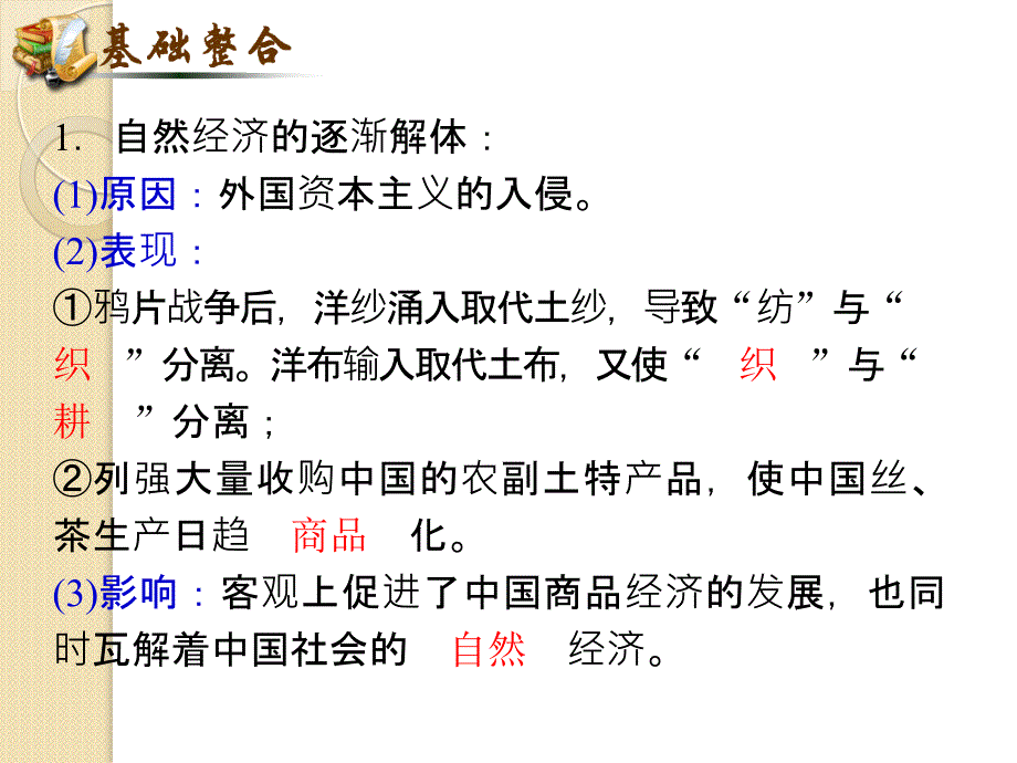 历史：2012届高考复习-第3单元-考点5《近代中国经济结构的变动》课件(山西专用必修2)_第2页