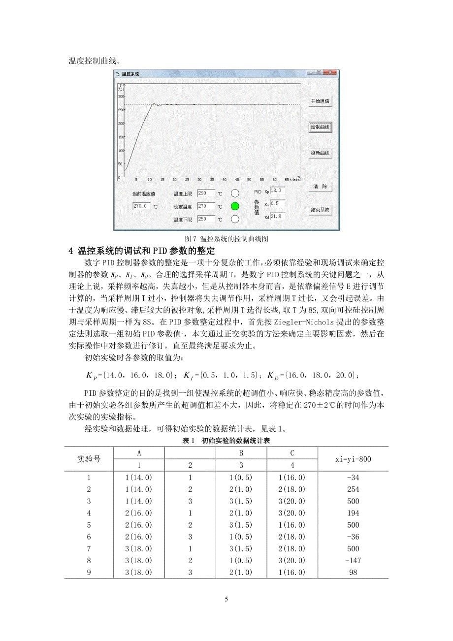 基于at89s52单片机的pid恒温控制系统_第5页