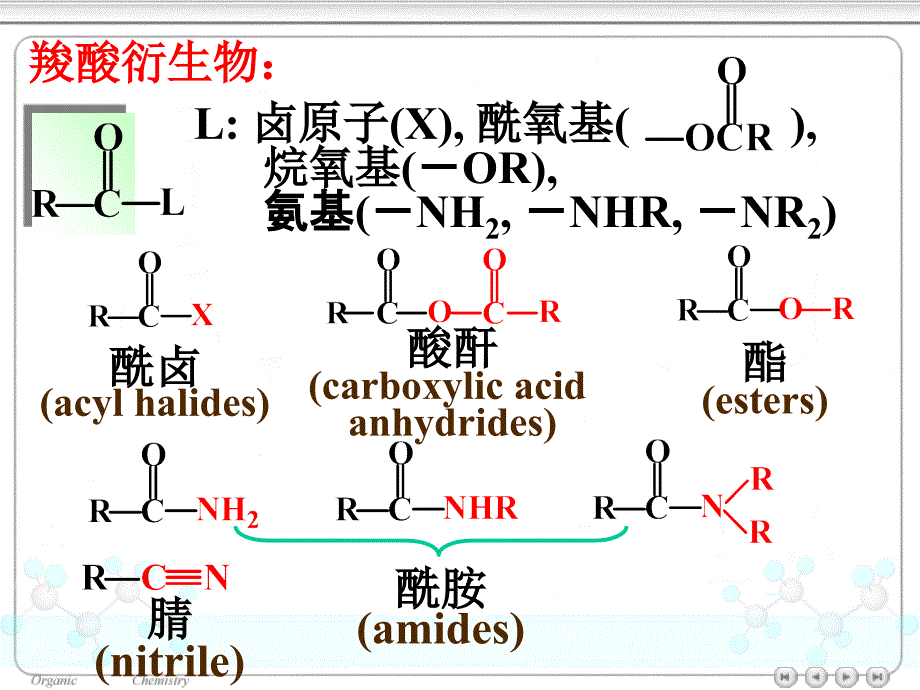 有机化学电子课件教案-第十三章  羧酸衍生物_第3页