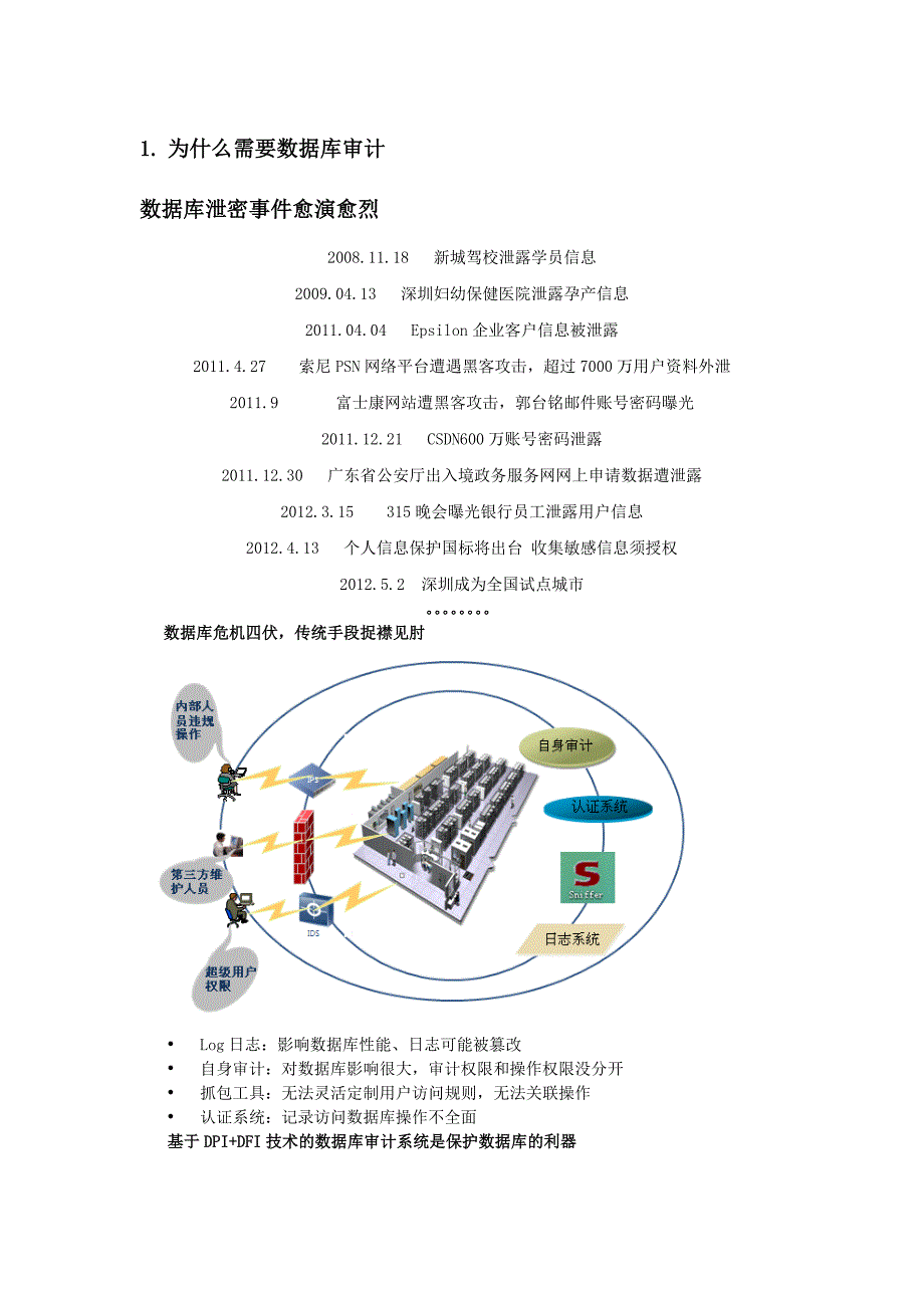 博睿勤-数据库审计系统彩页-V1.0.dec_第1页