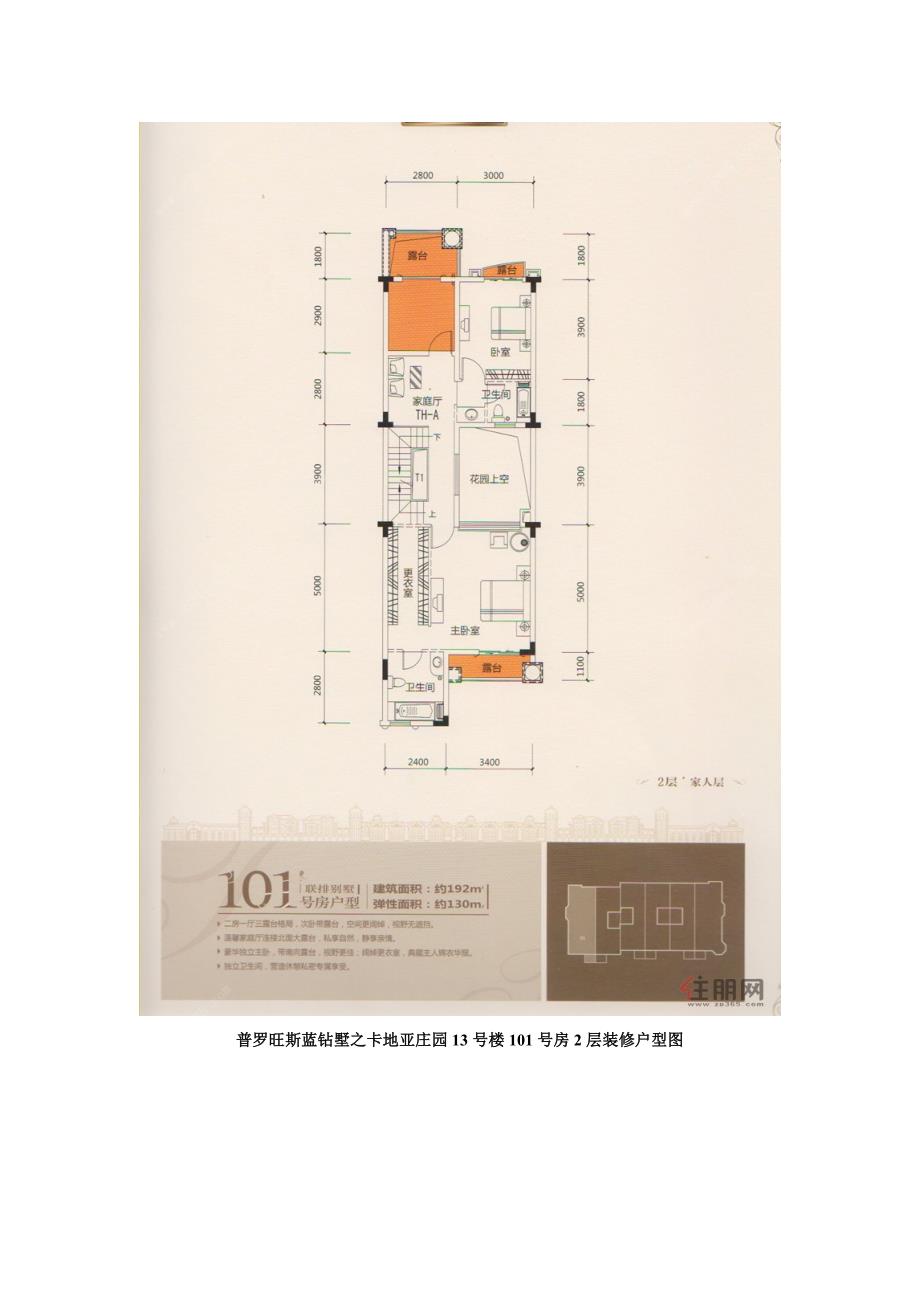 南宁普罗旺斯蓝钻墅装修户型图_第2页