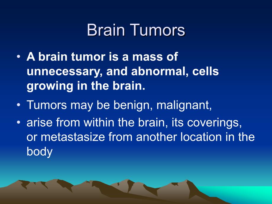 颅脑肿瘤的诊断和治疗英文培训课件_第2页