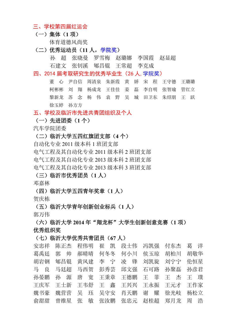 汽车学院关于表彰2014年_第3页