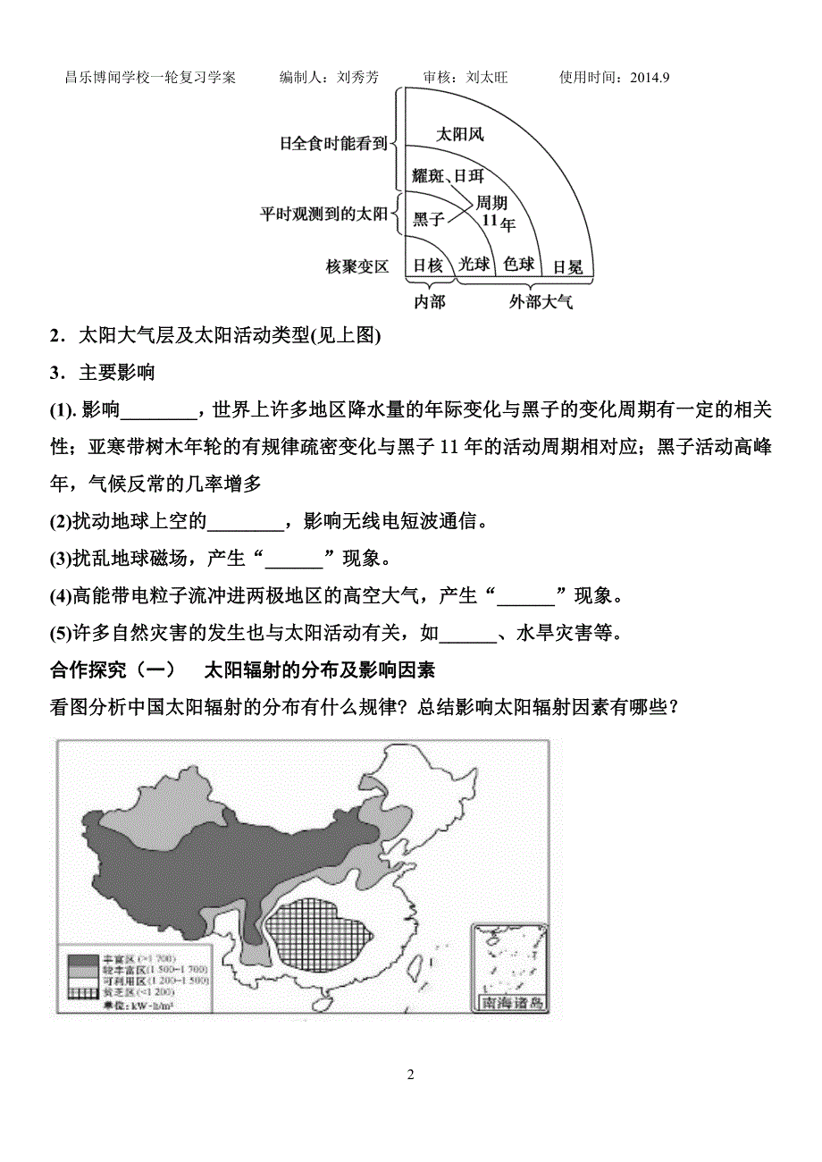 太阳对地球的影响1_第2页