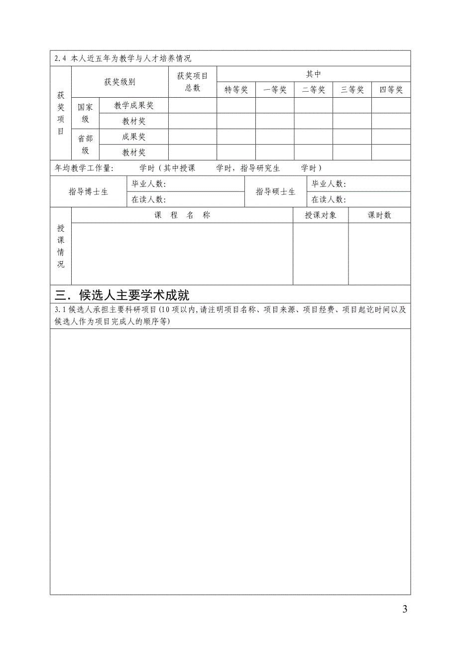 河南大学特聘教授岗位候选人_第5页