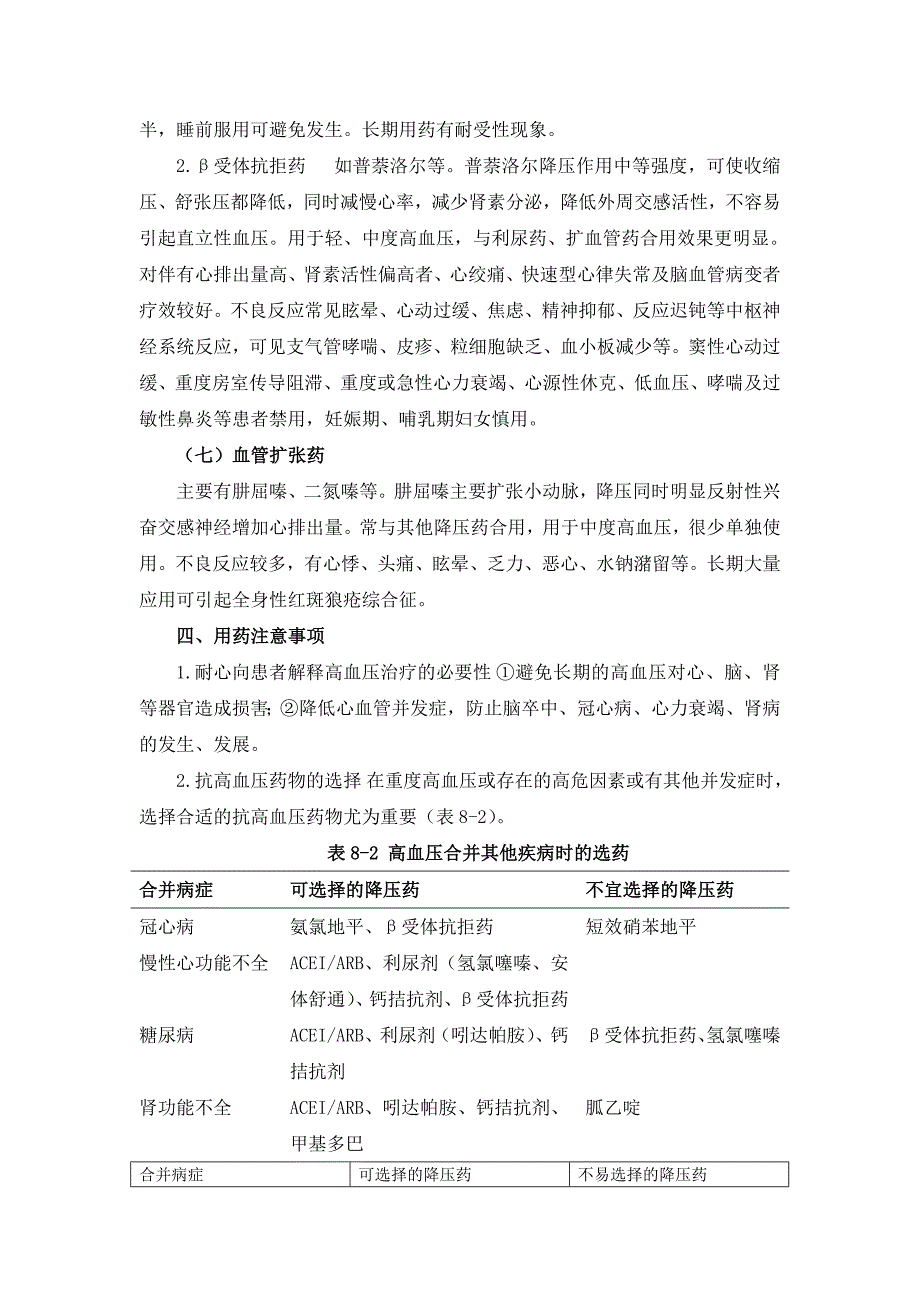 常见疾病的用药指导修改后_第4页