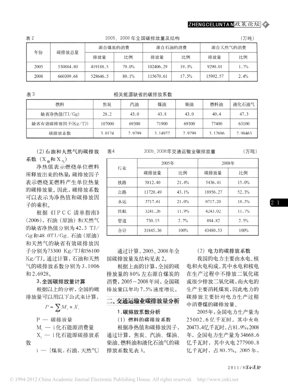 交通运输业碳排放量比较研究_第2页