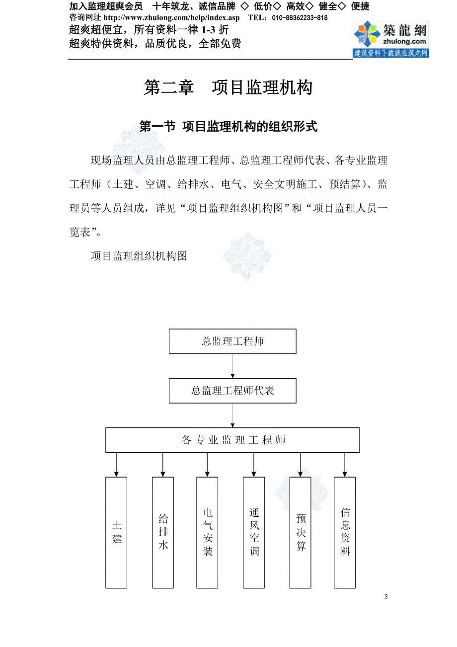 江苏无锡某办公楼工程监理规划_secret_第5页