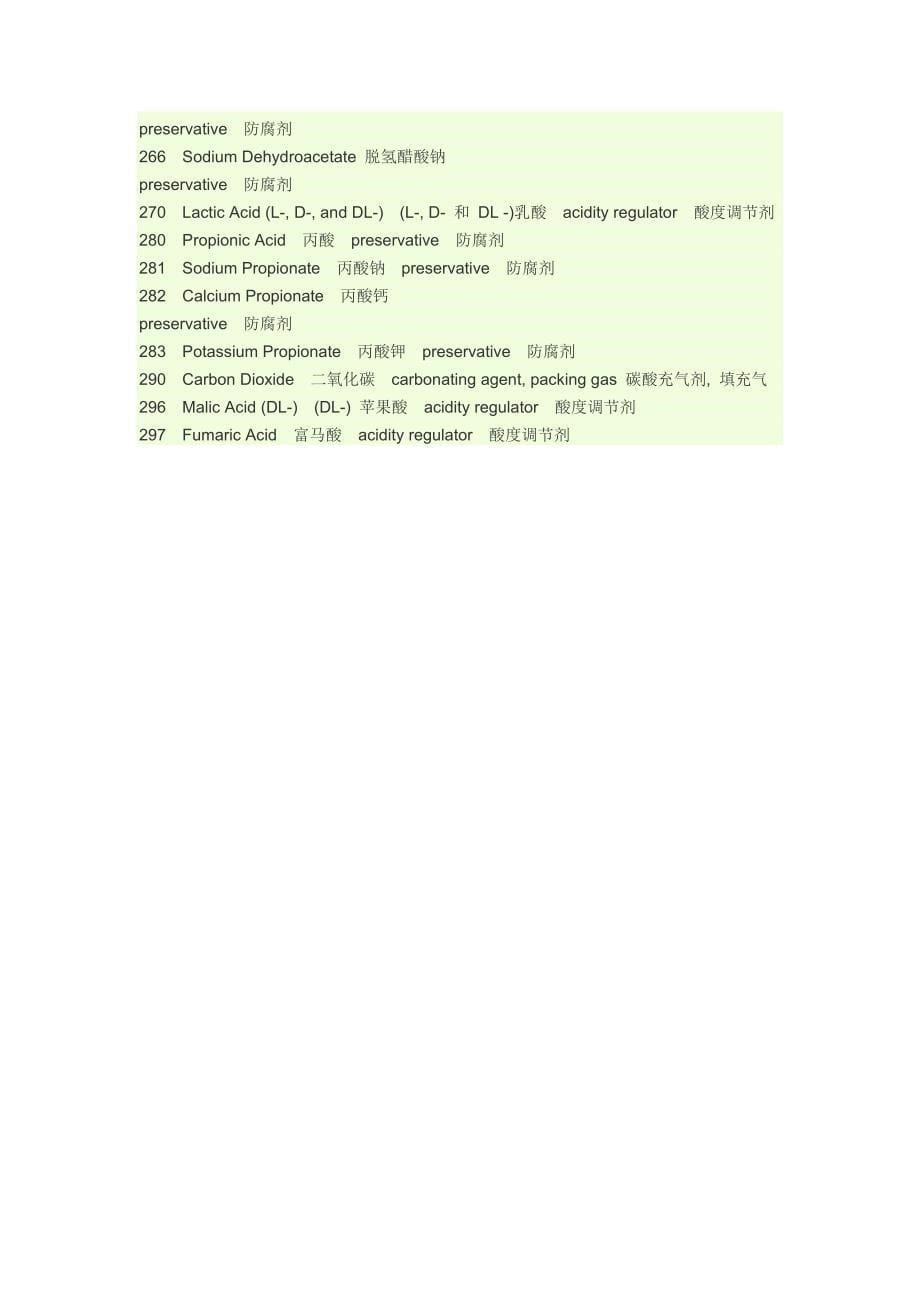 雪糕14种添加剂用编码表示,如何看懂编码_第5页