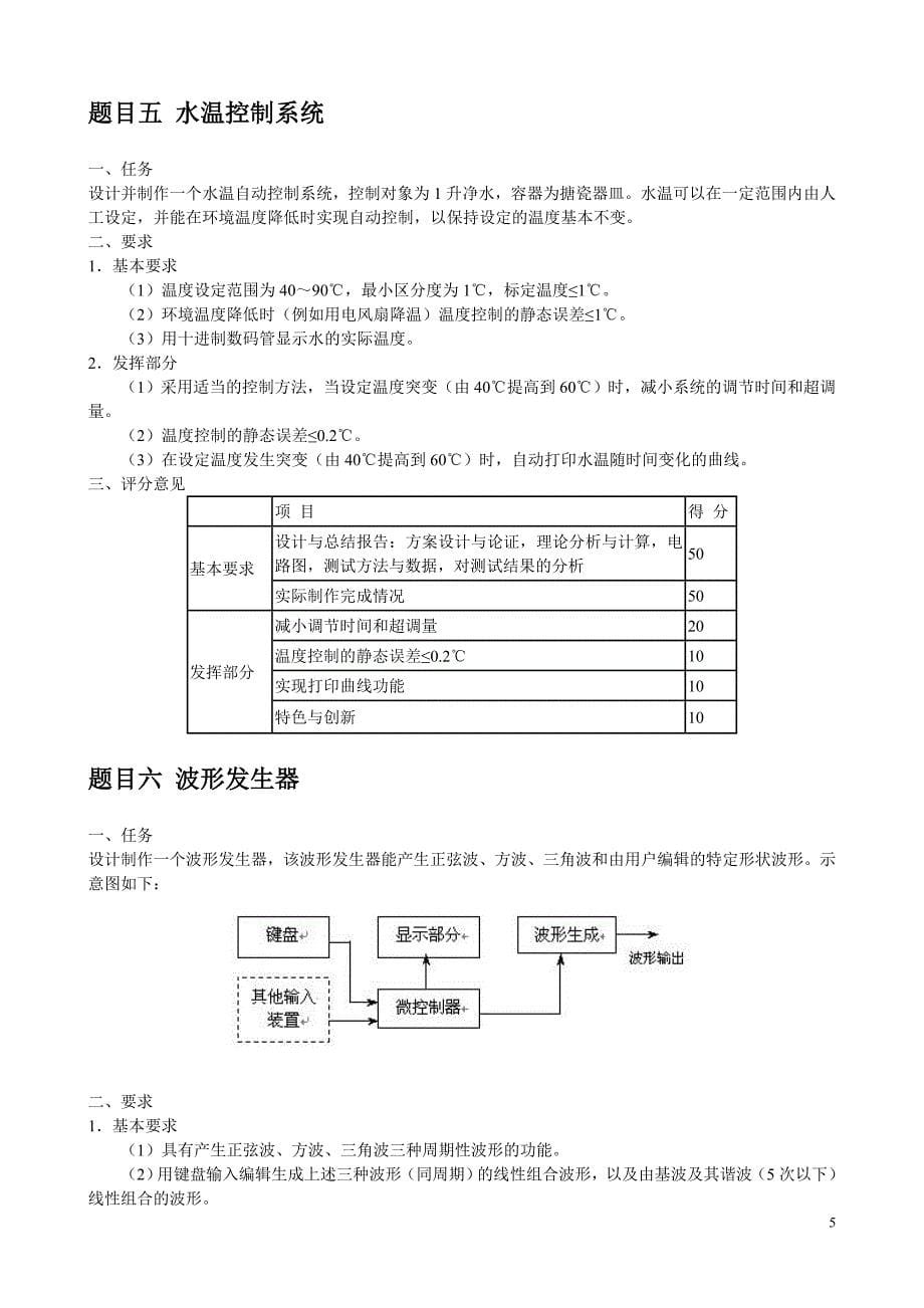 电子设计大赛题目_第5页