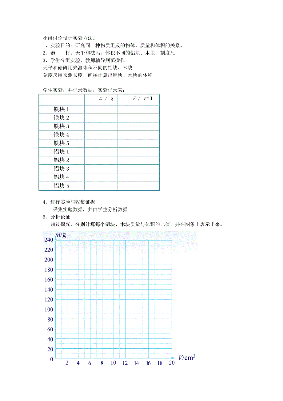 《物质的密度》教案_第2页