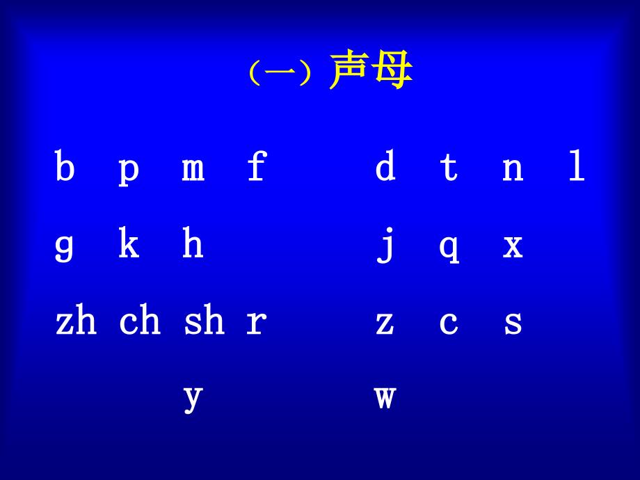 《汉语拼音总复习》小学教学课件_第3页