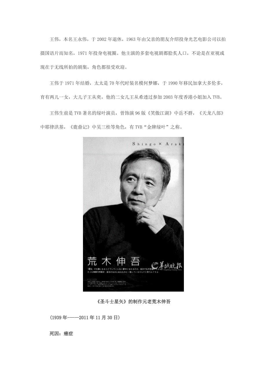 那些曾陪伴80后成长的已逝明星_第5页