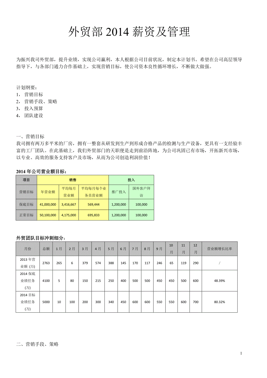 外贸薪资制度及管理_第1页