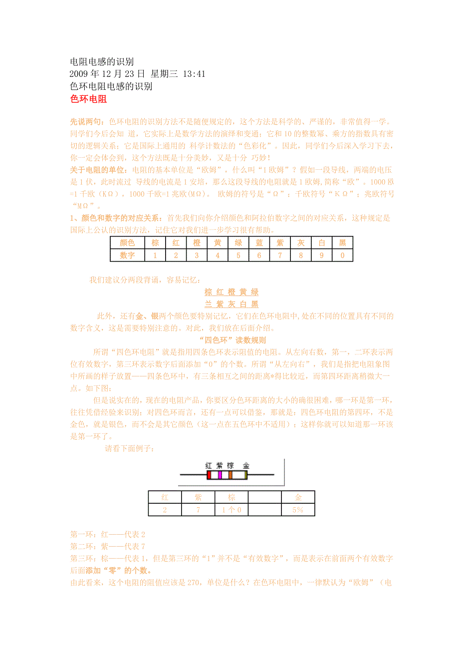 色环电阻电感的识别_第1页