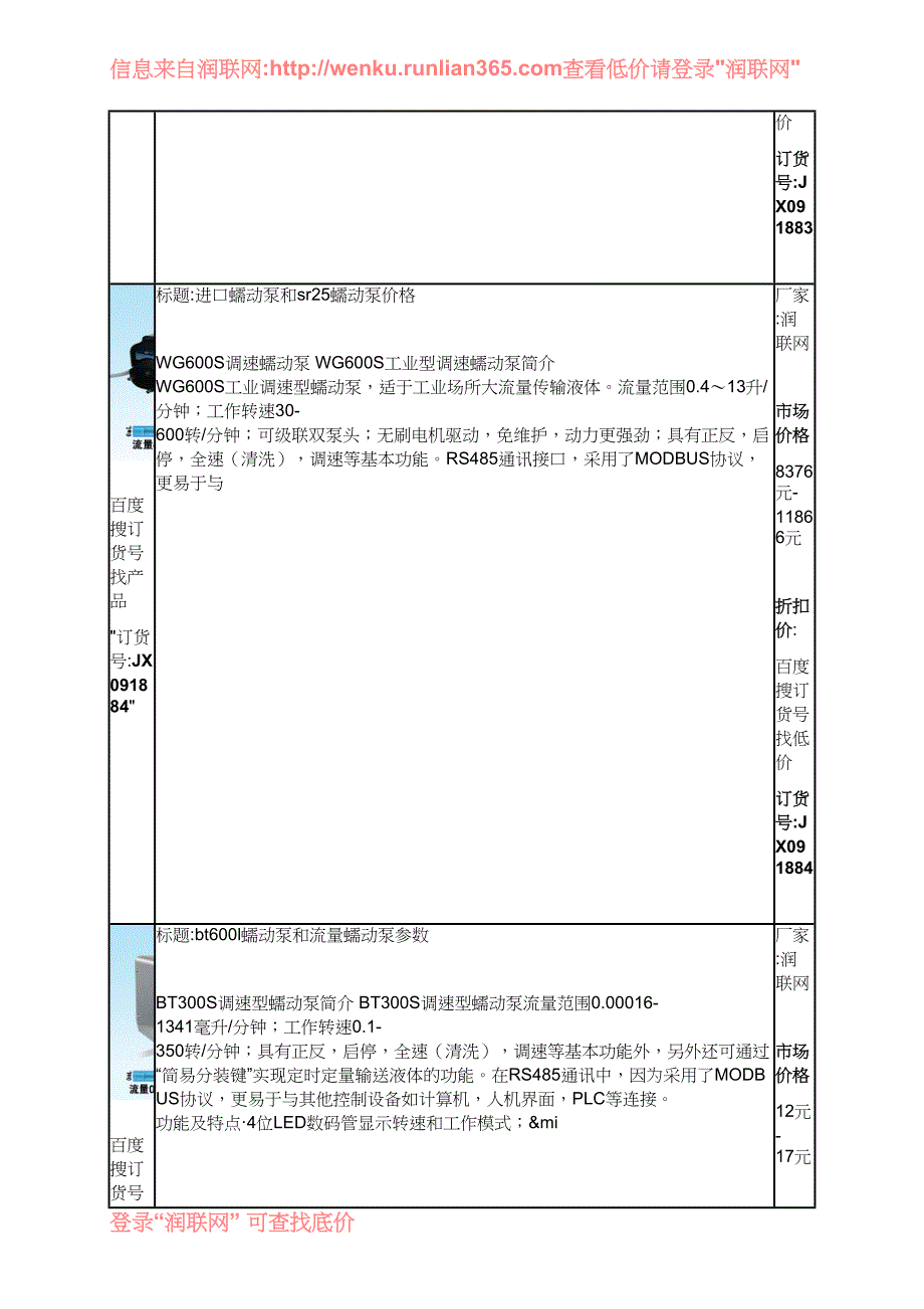 thermo蠕动泵和longer蠕动泵价格_第4页