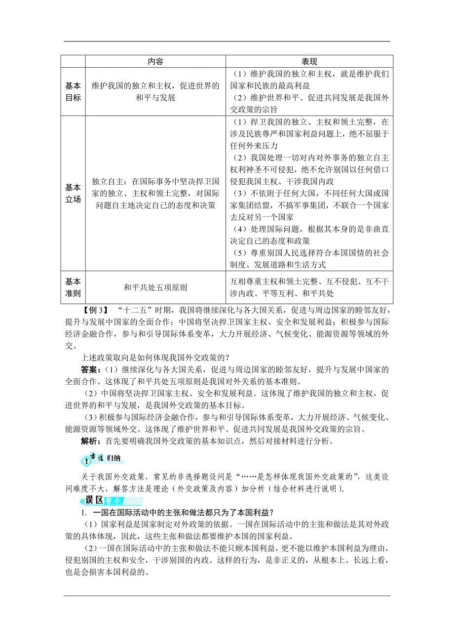 专题七 国际社会与我国的外交政策_第5页