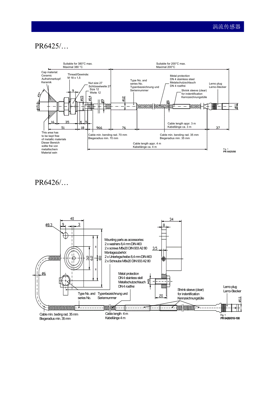 涡流传感器PR 642(加反装探头)._第4页