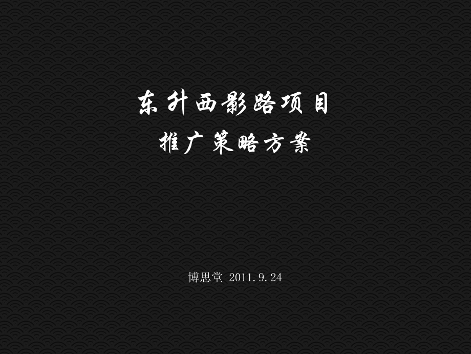 曲江东升西影路项目推广策略方案(博思堂)_第2页