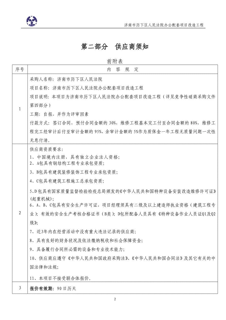 济南市历下区人民法院办公配套项目_第5页